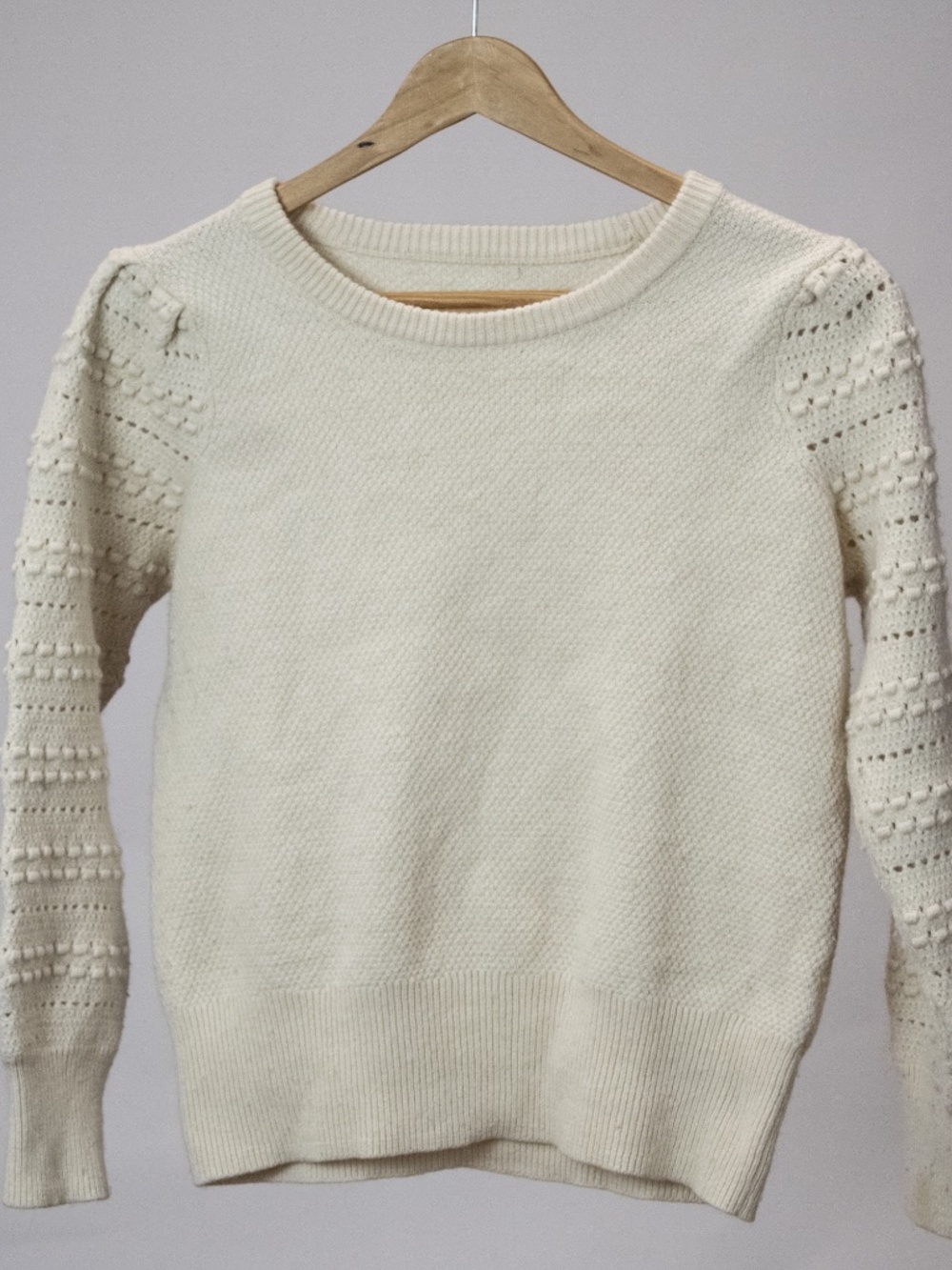 Madewell Cream Puff Sleve Sweater
